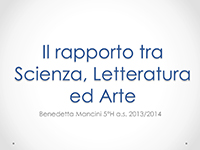 Tesina esame di maturit liceale 2013/14 di Benedetta Mancini